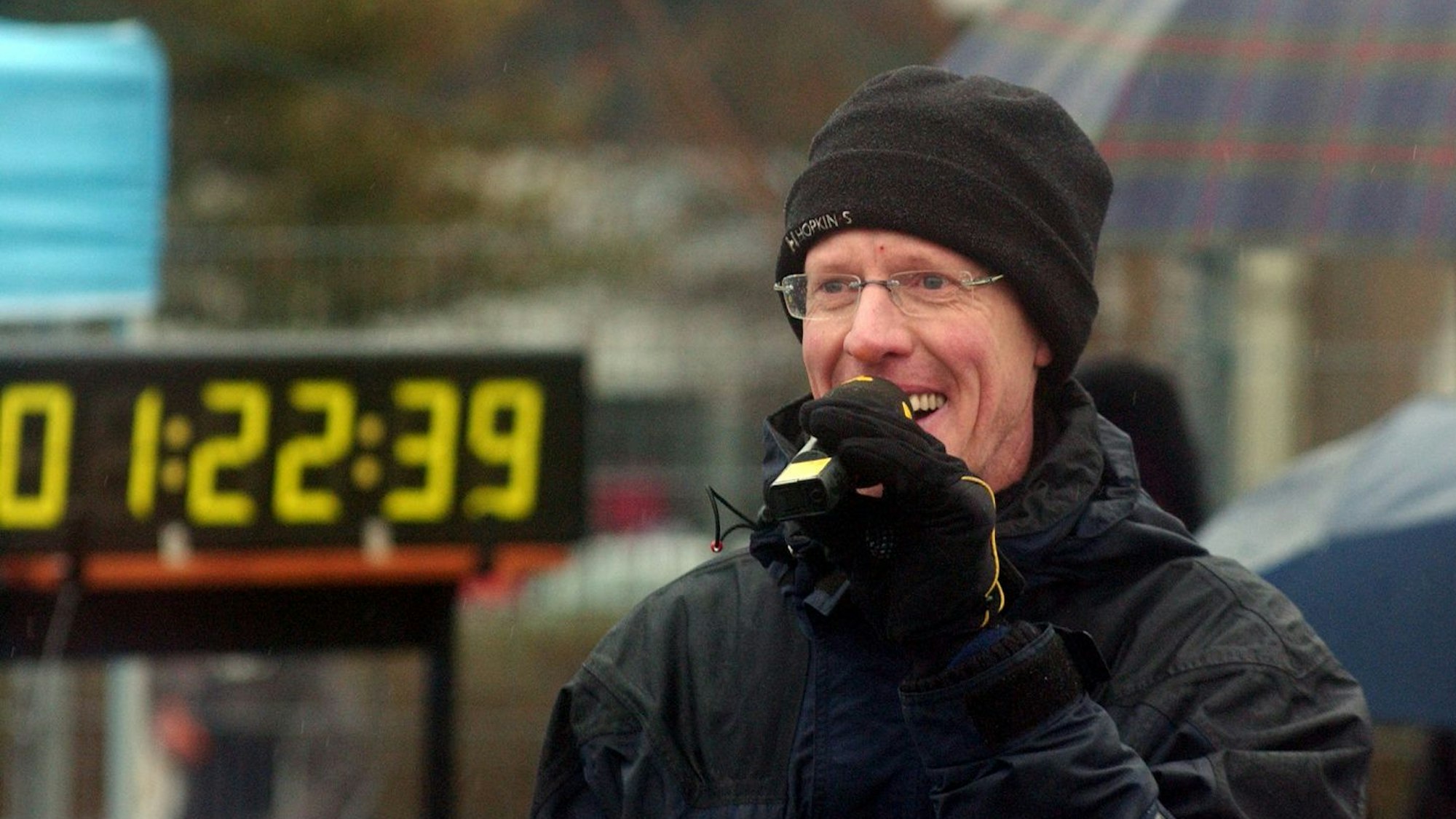 Staffel-Marathonlauf Pulheim: Moderator Jochen Baumhoff