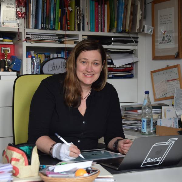Die Kölnerin Ruth Hebler ist zweifach mit dem Deutschem Cartoonpreis ausgezeichnet.