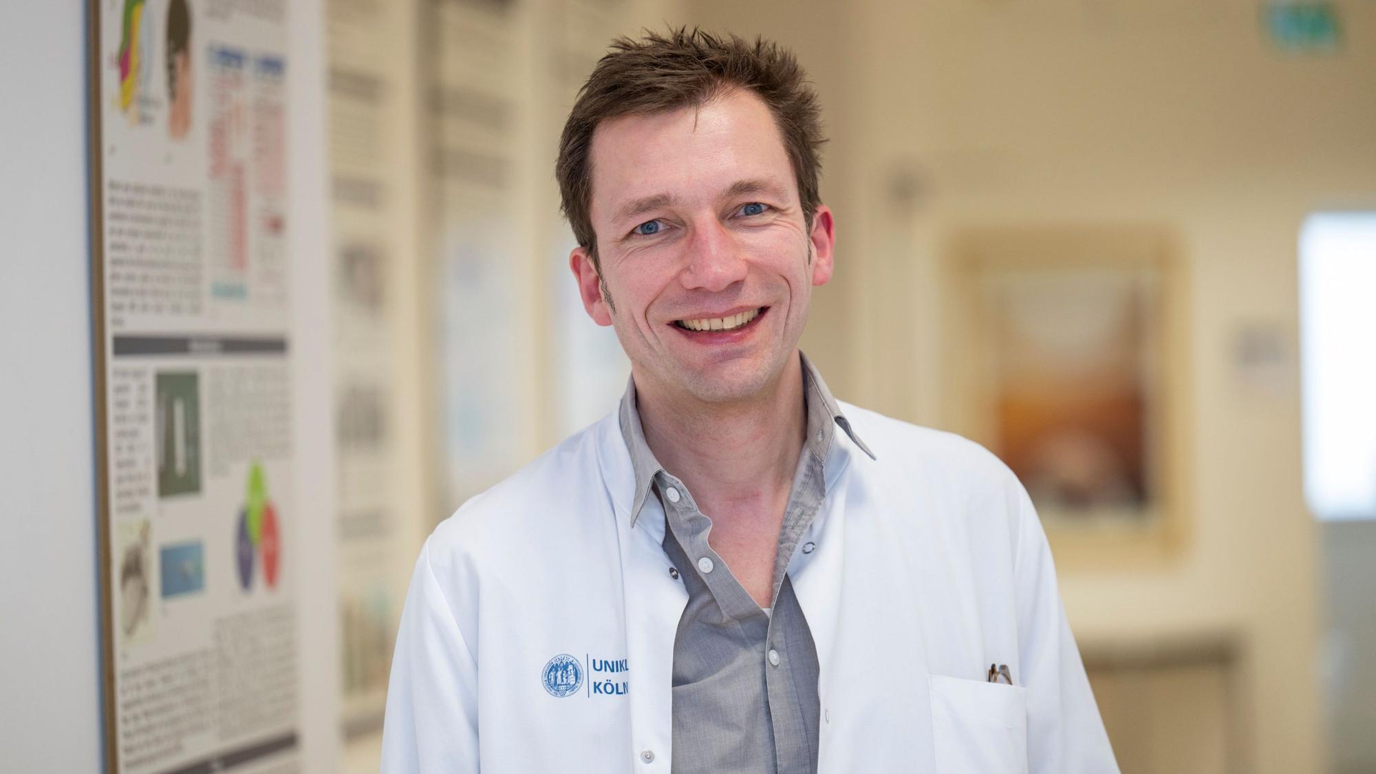 28.02.2024, Köln: Tim Hucho. Schmerztherapie, Schmerzzentrum der Uniklinik. Foto: Uwe Weiser
