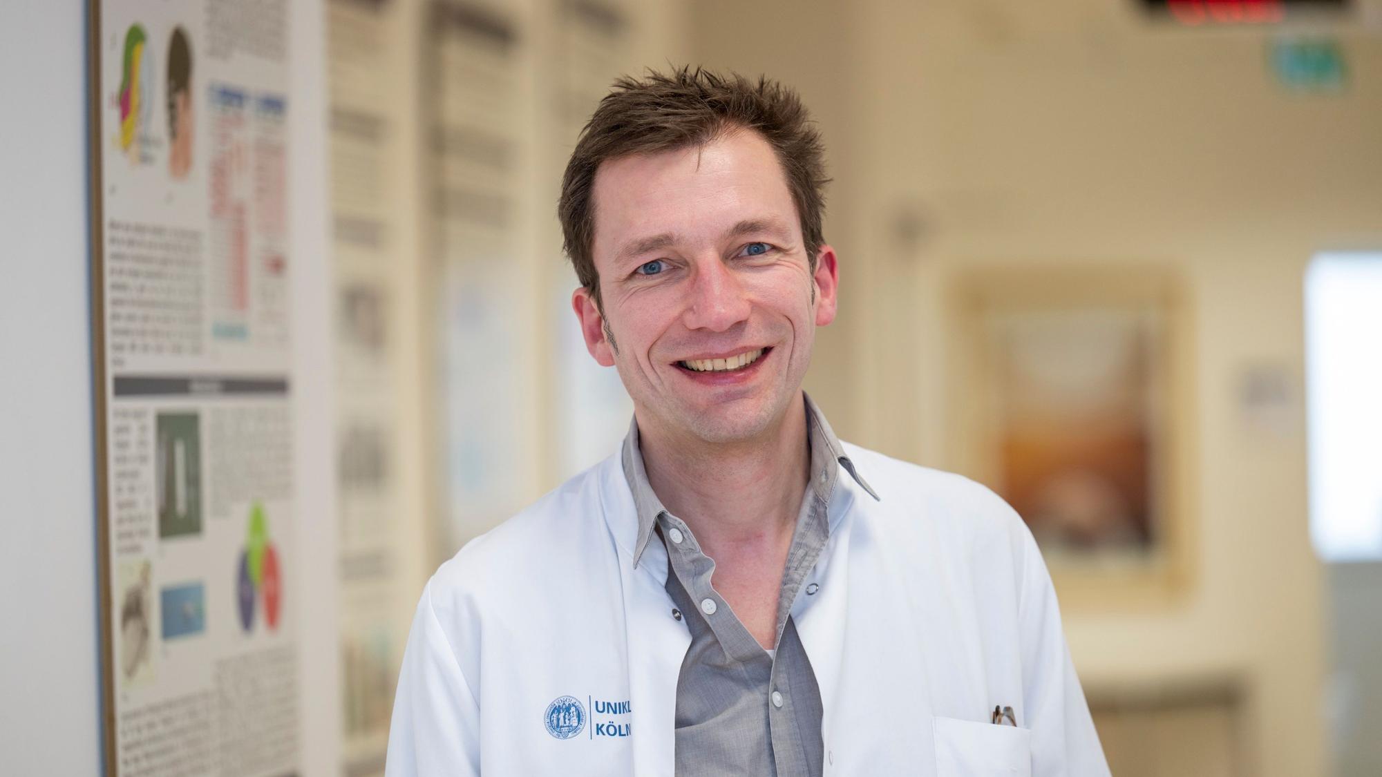 28.02.2024, Köln: Tim Hucho. Schmerztherapie, Schmerzzentrum der Uniklinik. Foto: Uwe Weiser