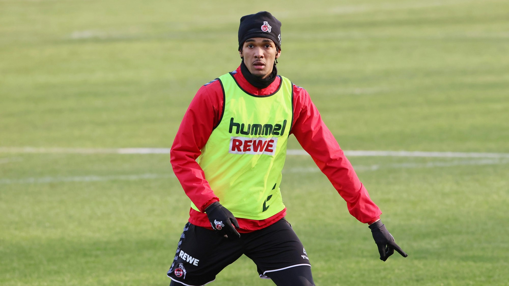 1. FC Köln, Training, Damion Downs (1. FC Köln). 16.01.2024, Bild: Herbert Bucco