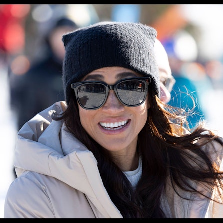 Herzogin Meghan im Schnee-Outfit.