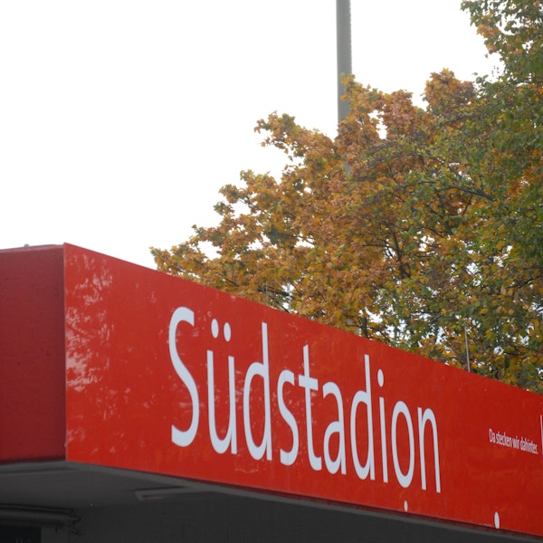 Der Eingang des Südstadions in Köln-Zollstock