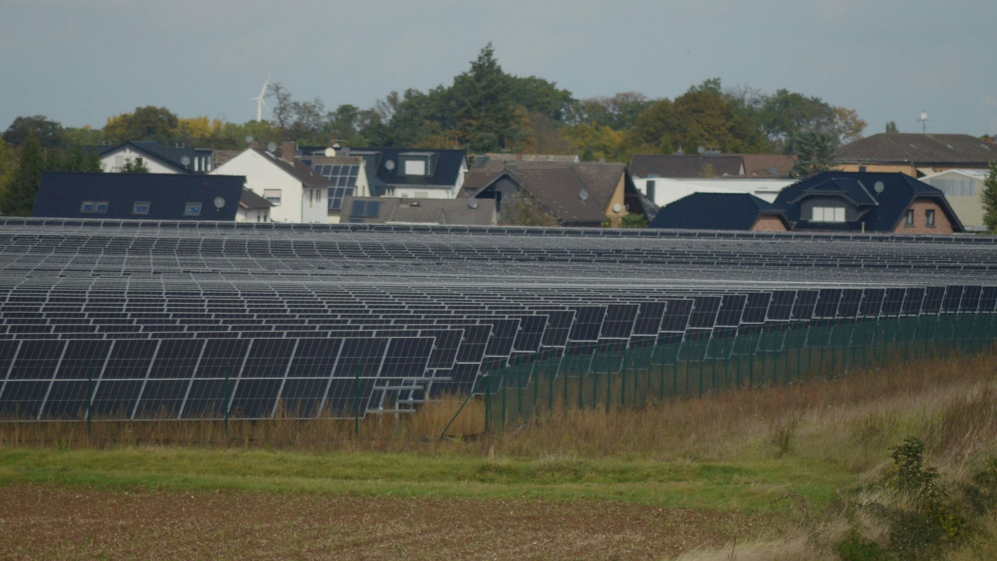 Der Solarpark bei Wüschheim.