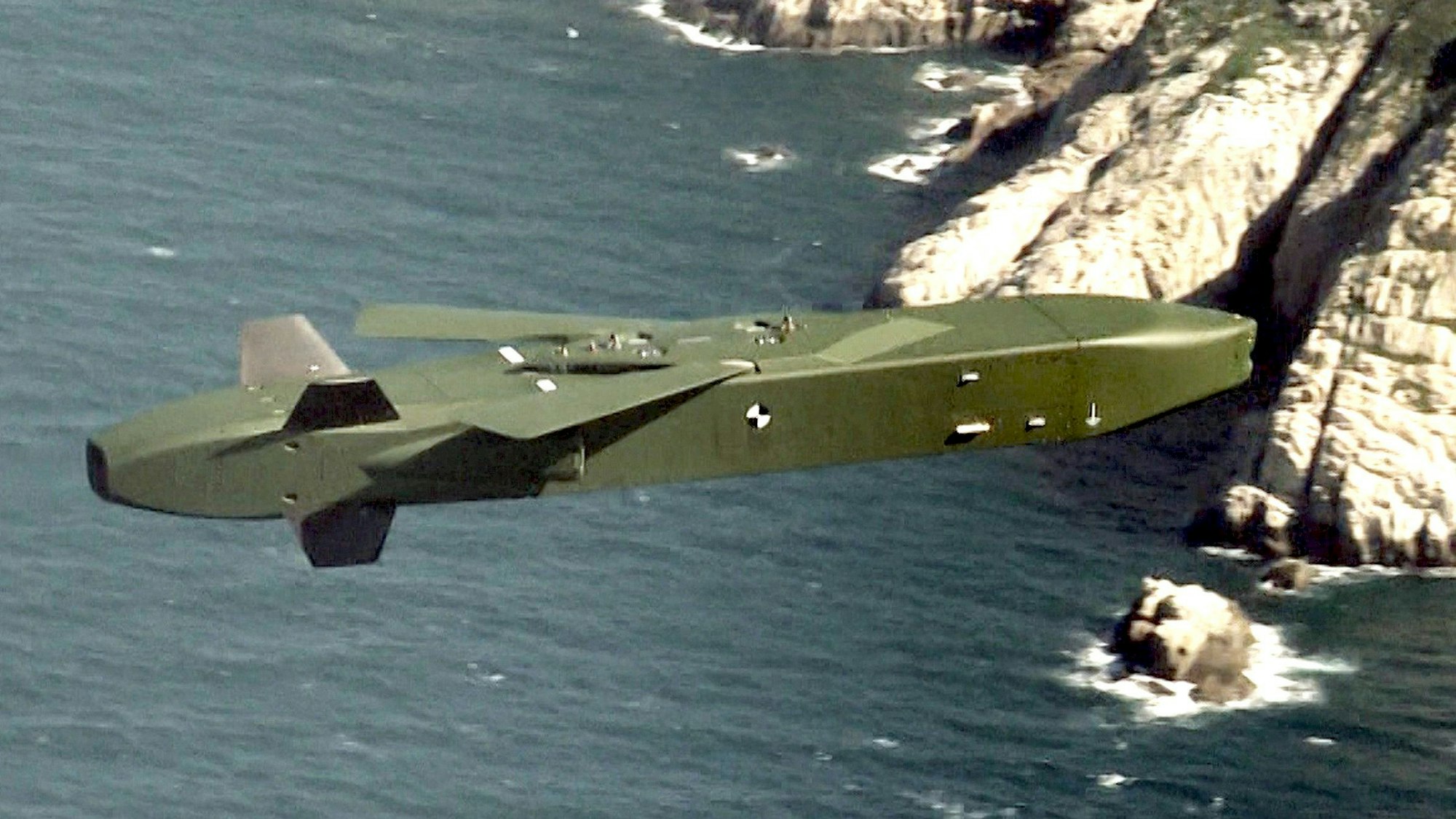 Ein Taurus-Marschflugkörper während einer Übung