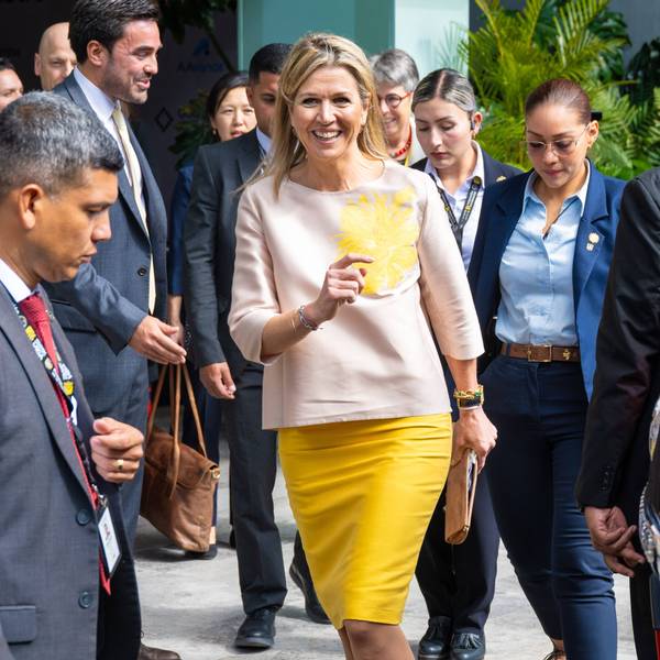 Königin Maxima zu Besuch in Kolumbien.