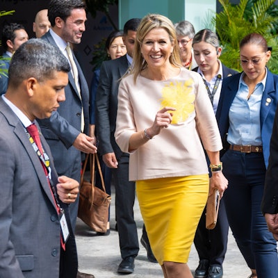 Königin Maxima zu Besuch in Kolumbien.