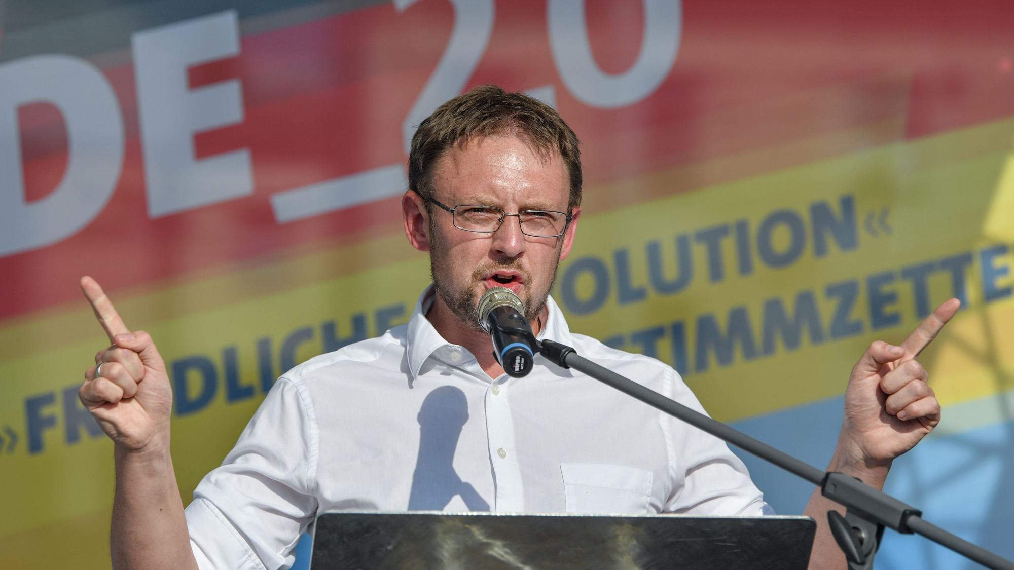 AfD-Politiker Rolf Weigand hat die Bürgermeisterwahl im säsischen Großschirma gewonnen. (Archivbild)