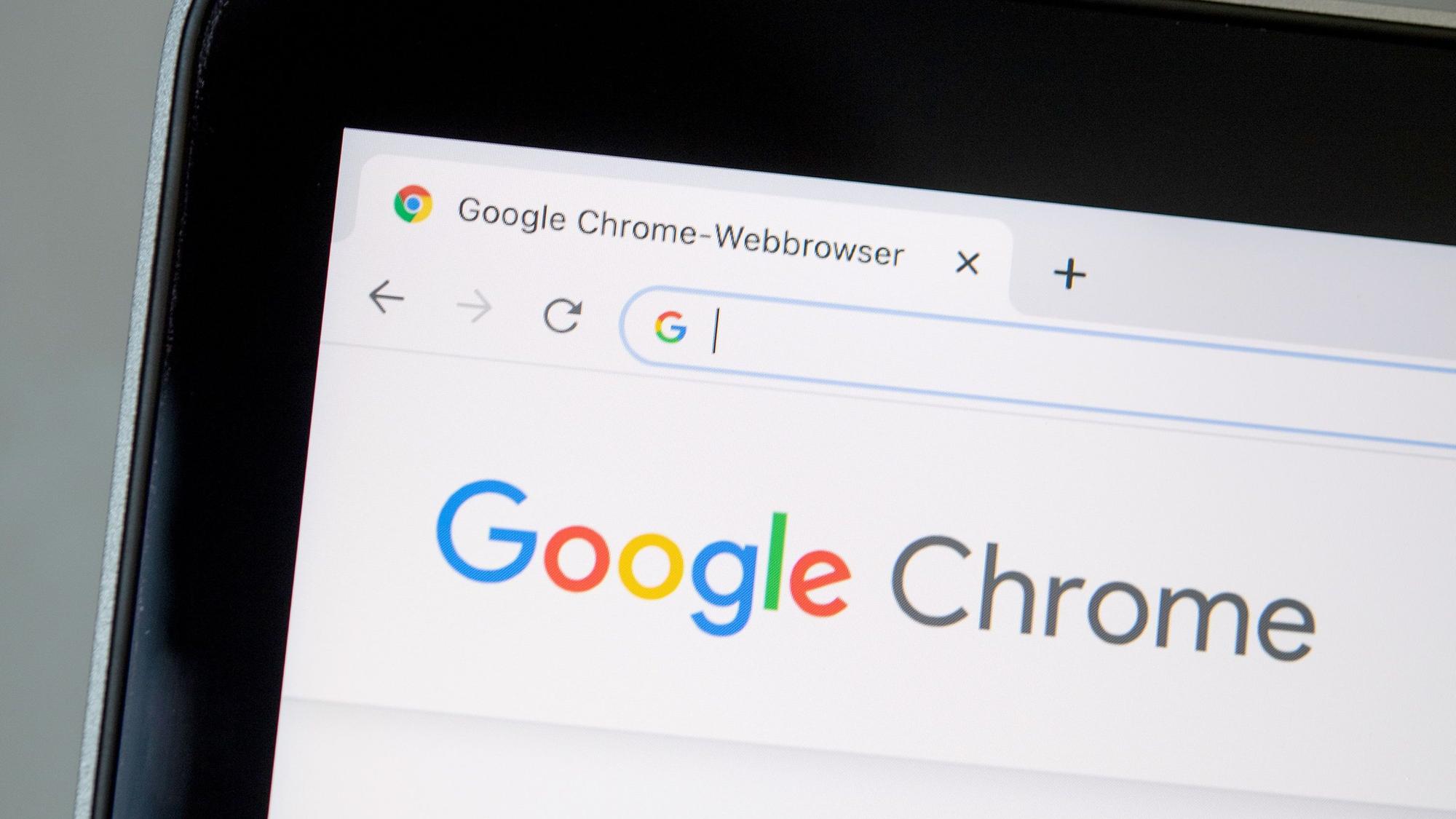 Ein Screenshot des Webbrowsers Google Chrome
