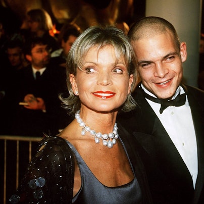 Schauspielerin Uschi Glas mit ihrem Sohn Ben Tewaag anlässlich der Bambi-Verleihung.
