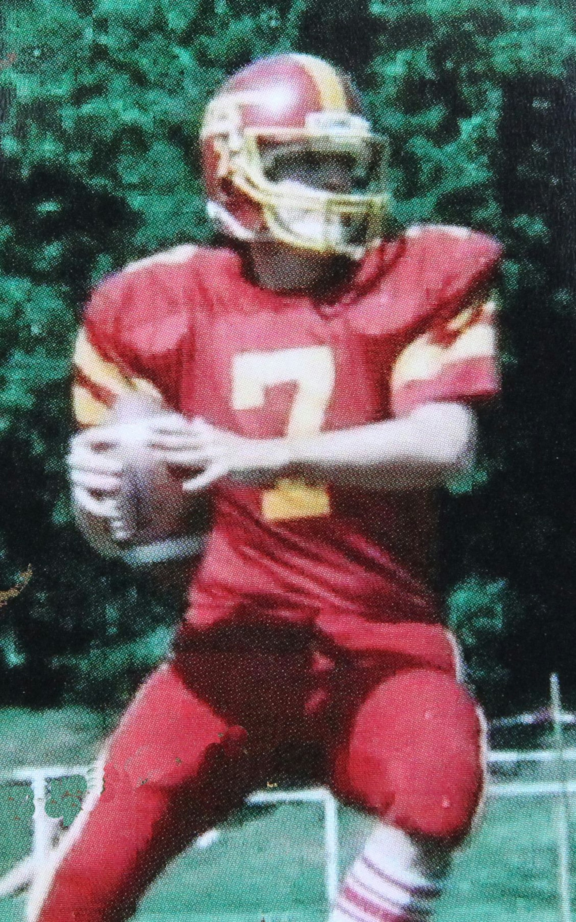 Erich Grützenbach in seinen jungen Jahren als Spieler der Jets und stets mit der Nummer sieben.