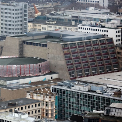 Die Oper und das Schauspielhaus am Offenbachplatz