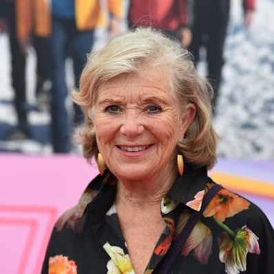 Jutta Speidel zeigt sich bei der Veranstaltung „75 Jahre ndF“, die im Rahmen des Filmfest München an der Galopprennbahn Riem stattfindet.