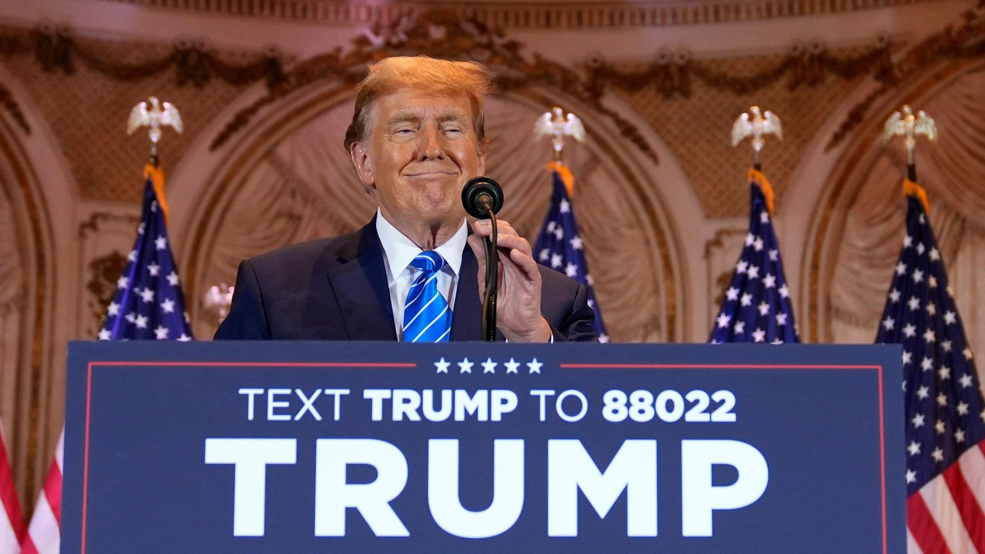 Donald Trump will für eine zweite Amtszeit als US-Präsident kandidieren.