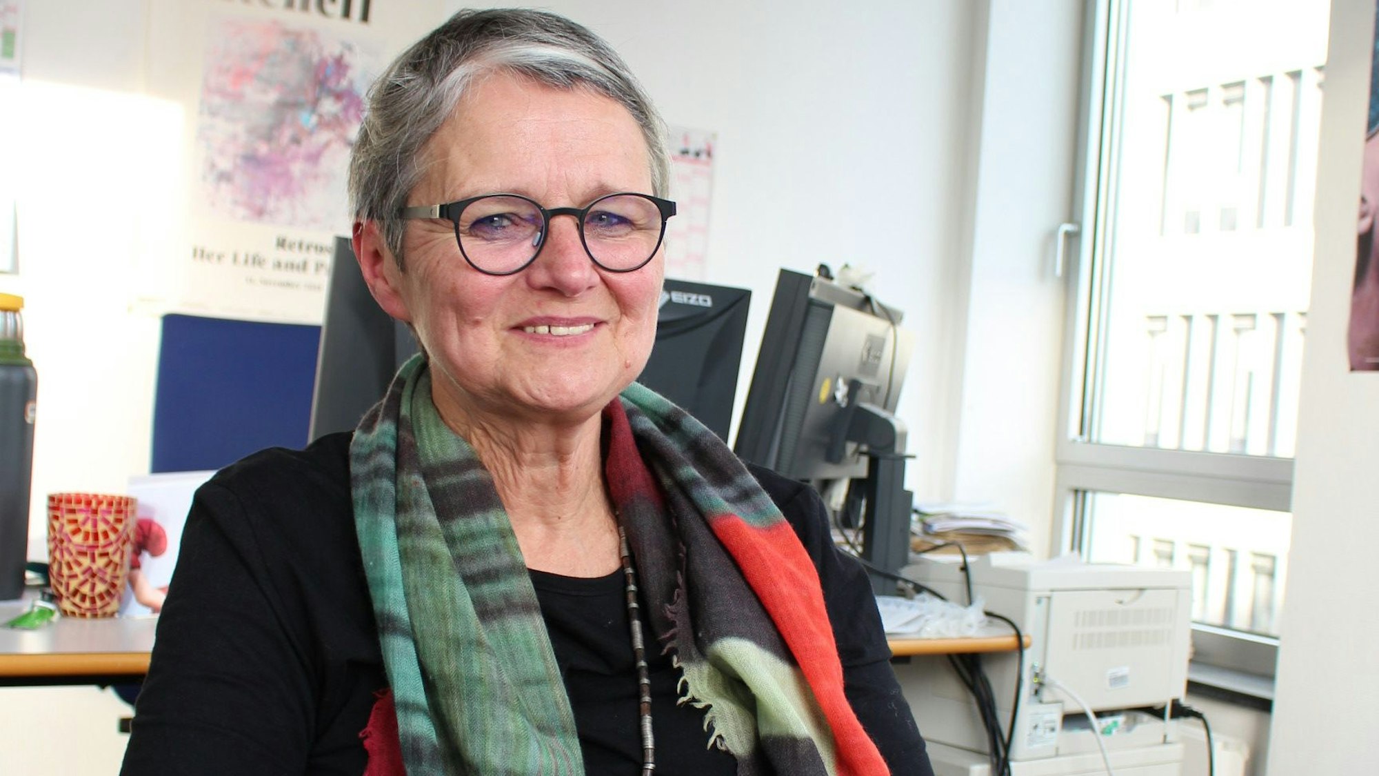 Martina Hilger-Mommer in ihrem Büro.