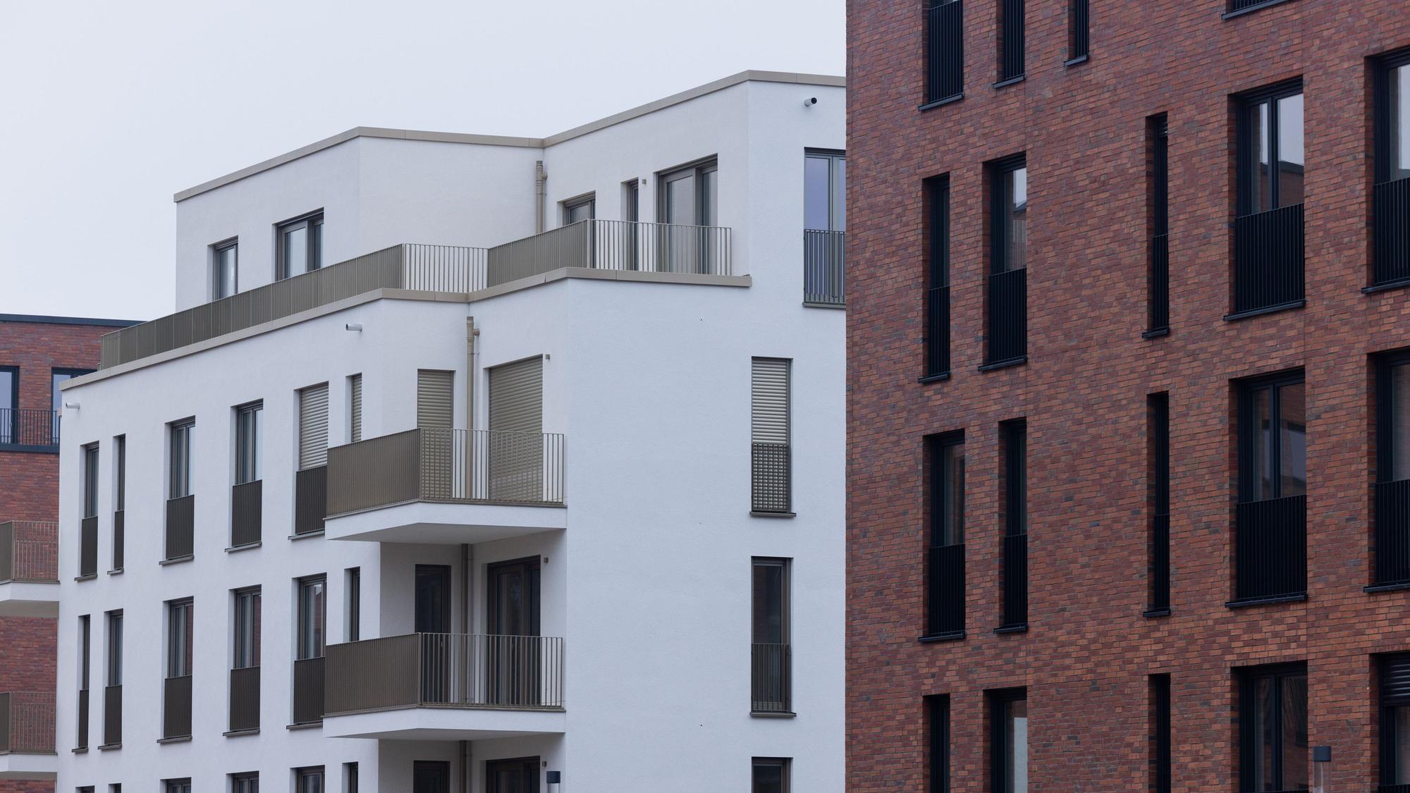 Mietwohnungen werden im Stadtteil Köln-Lindenthal gebaut.