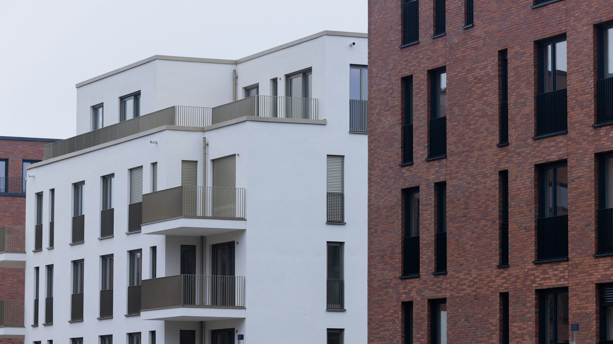 Mietwohnungen werden im Stadtteil Köln-Lindenthal gebaut.