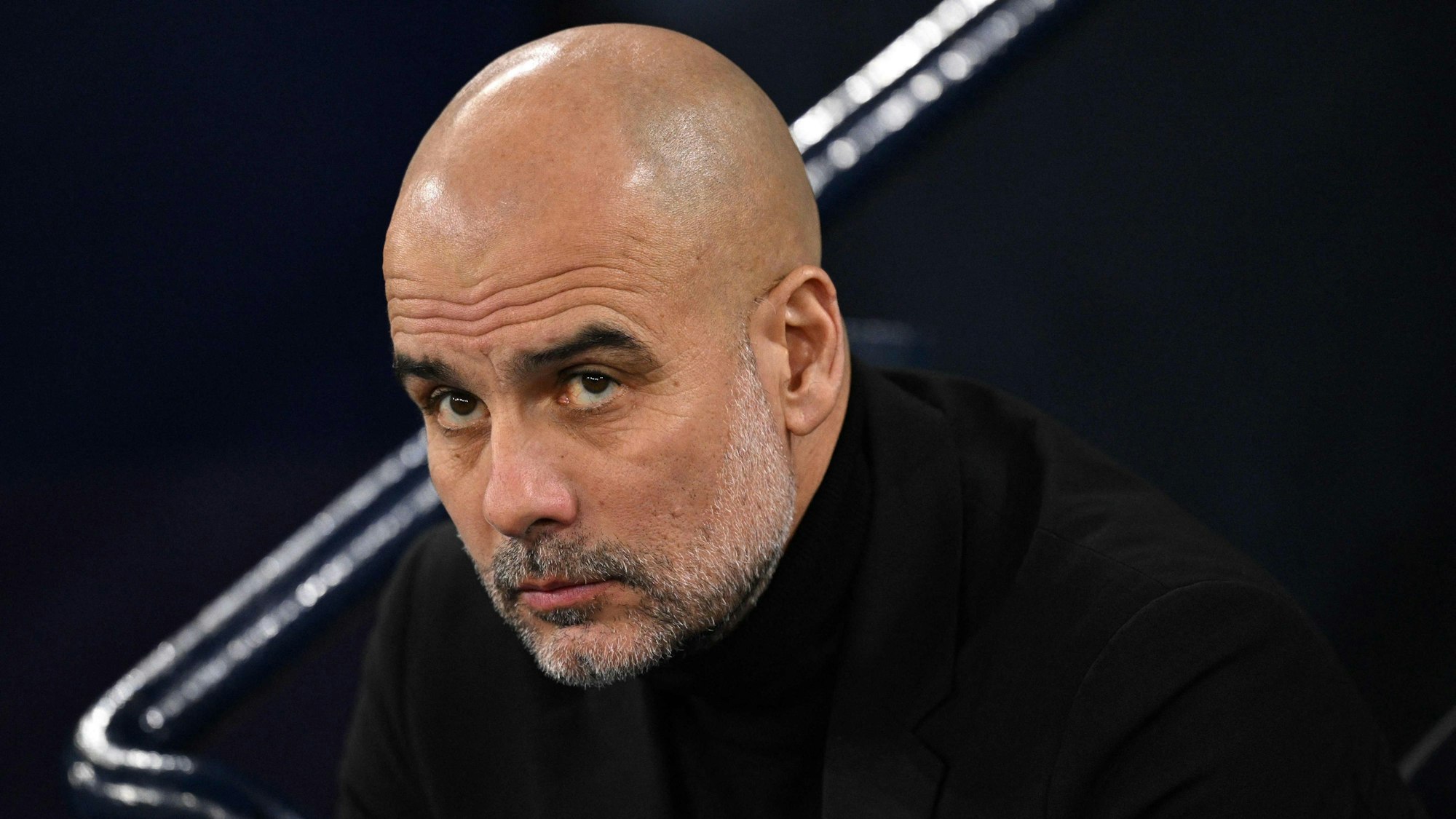 Manchester Citys Coach Pep Guardiola