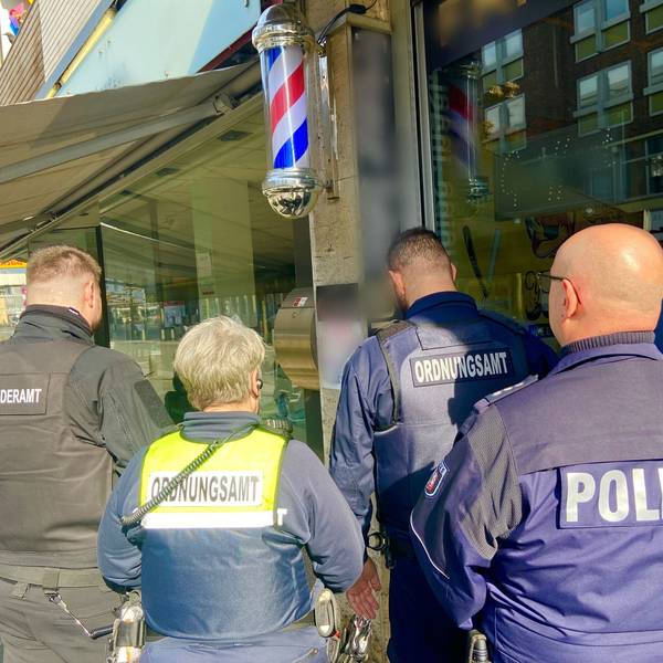 Kontrollen in Langenfeld.