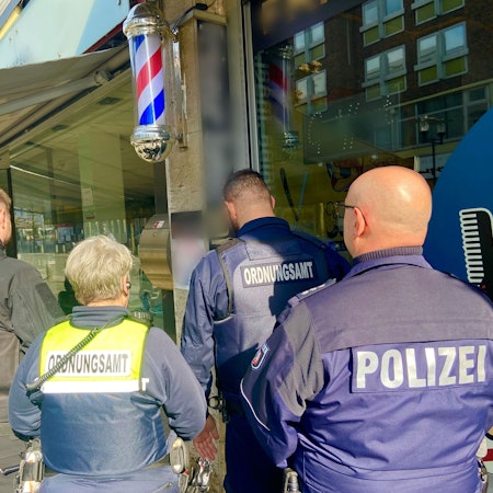 Kontrollen in Langenfeld.