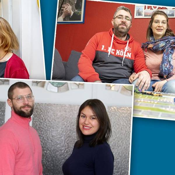 Bruno Eickholt und Claudia Schmidt (l.), Juliane und Markus Schmitz (r.), Sonja Mertes-Lipfert und Timo Lipfert (m.)