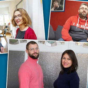 Bruno Eickholt und Claudia Schmidt (l.), Juliane und Markus Schmitz (r.), Sonja Mertes-Lipfert und Timo Lipfert (m.)