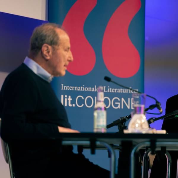 Elke Heidenreich und Michael Krüger bei der lit.Cologne.