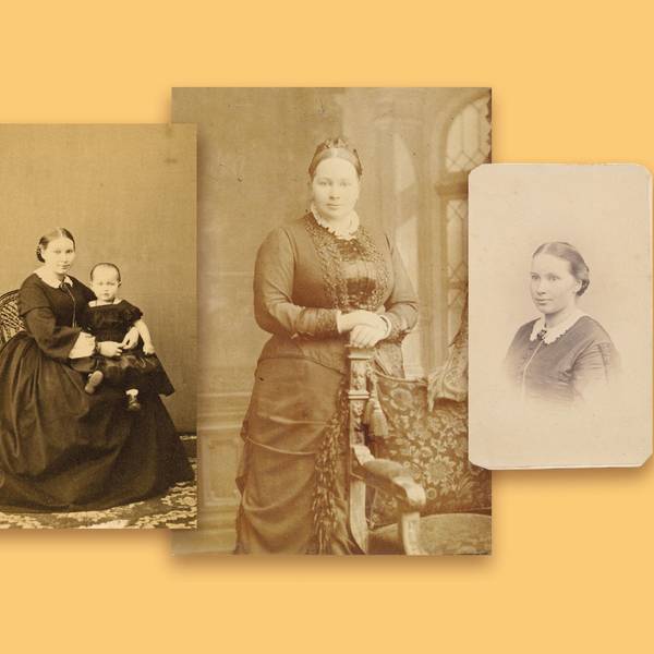 Maria Zanders um 1855, 1859 und 1888.