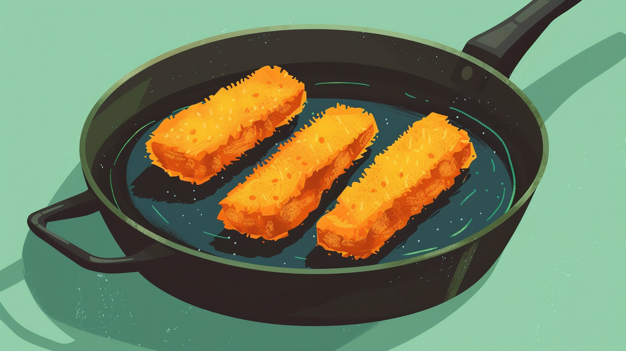 Illustration: Fischstäbchen