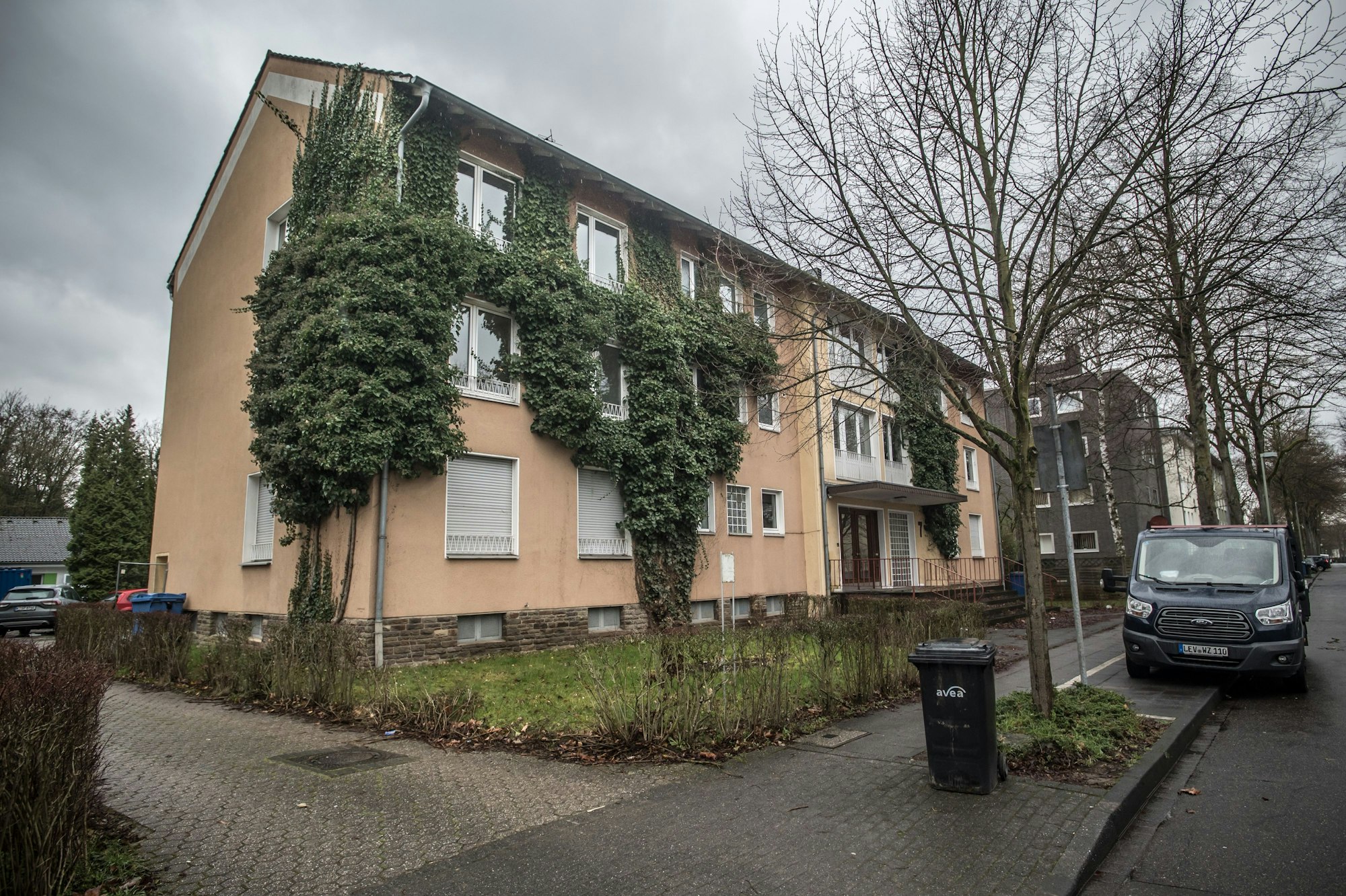 Das Haus mit der auffälligen Fassadenbegrünung vor genau einem Jahr.