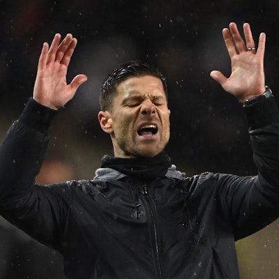 Xabi Alonso unzufrieden über den Auftritt seiner Mannschaft