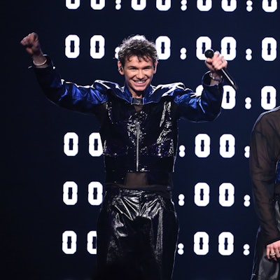 Marcus & Martinus jubeln im Finale des Melodifestivalen.