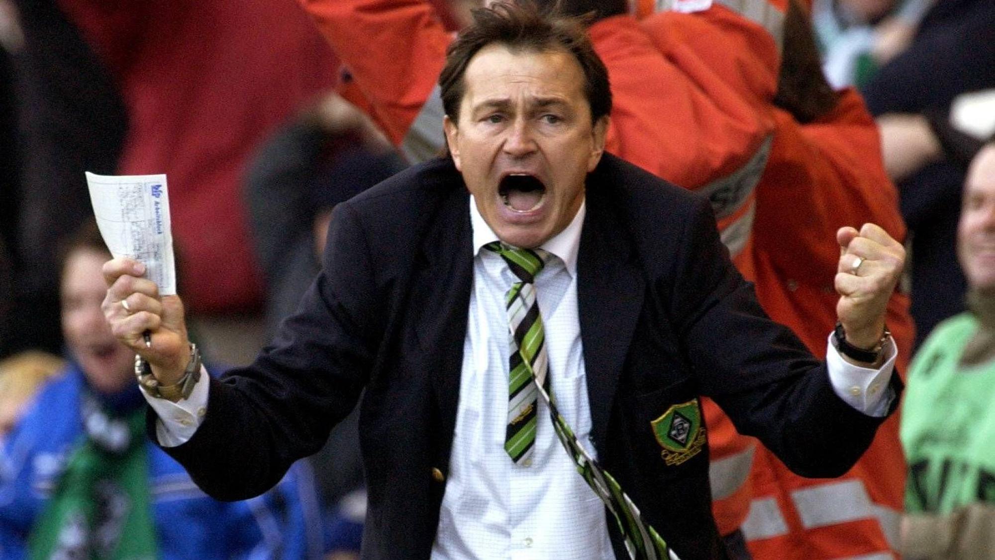Ewald Lienen war auch in Mönchengladbach ein emotionaler Trainer.