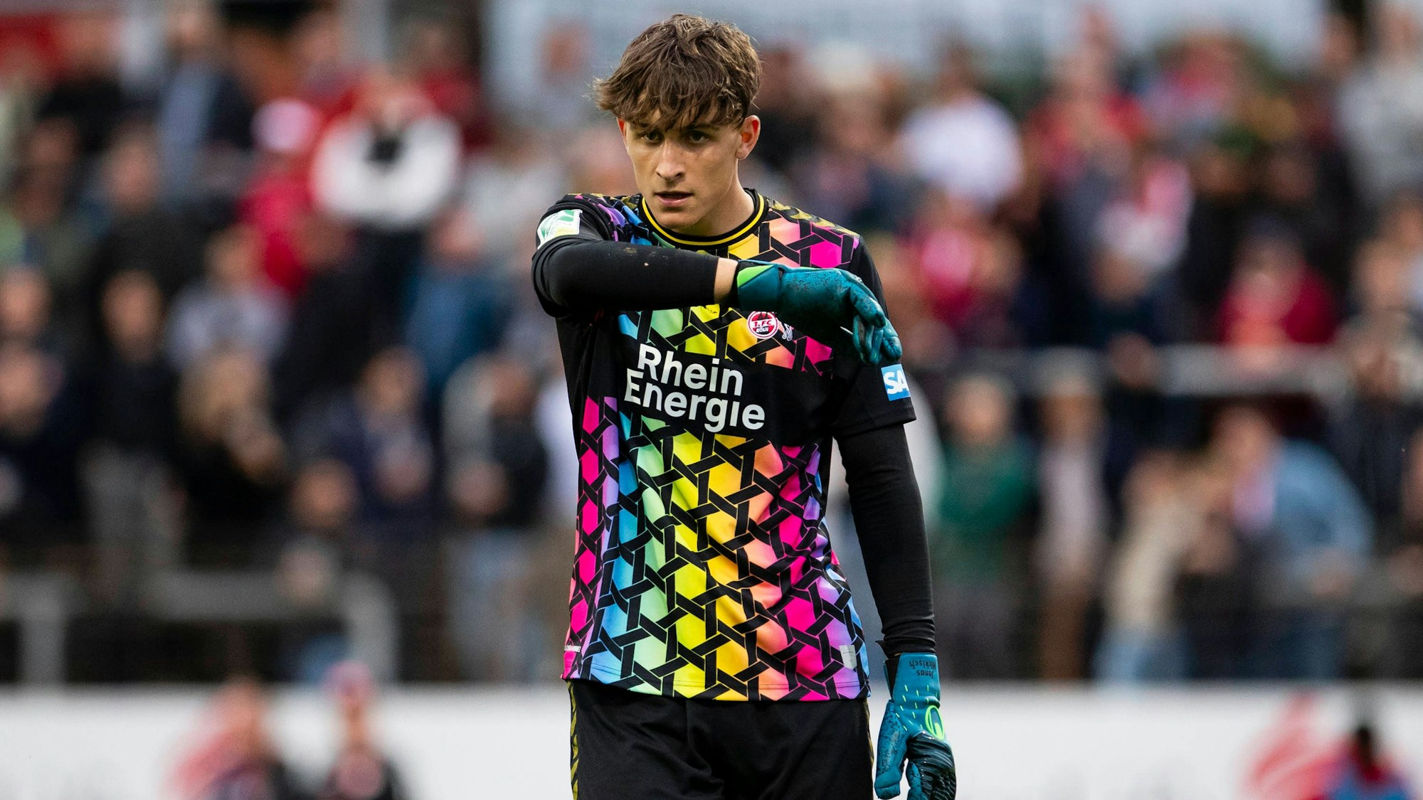 Regionalliga West: SC Fortuna Koeln - 1. FC Koeln U21, U 21 01.08.2023 Jonas Nickisch 1. FC Koeln U21, 1, Regionalliga West, 1. Spieltag, SC Fortuna Koeln - 1. FC Koeln U21, am 01.08.2023, Suedstadion, Koeln *** Regionalliga West SC Fortuna Koeln 1 FC Koeln U21, 01 08 2023 Jonas Nickisch 1 FC Koeln U21, 1 , Regionalliga West, 1 Matchday, SC Fortuna Koeln 1 FC Koeln U21, on 01 08 2023, Suedstadion, Koeln Copyright: xBEAUTIFULxSPORTS/Meuselx