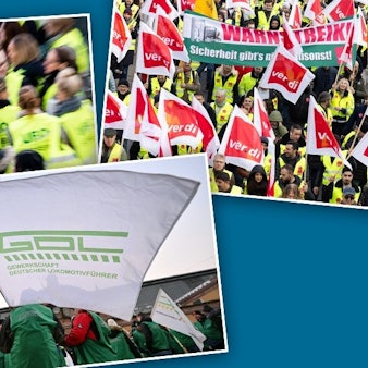 Die GDL streitet weiter mit der Deutschen Bahn, die Kabinengewerkschaft Ufo bestreikt die Lufthansa und auch Verdi ringt um Tarife für den ÖPNV.
