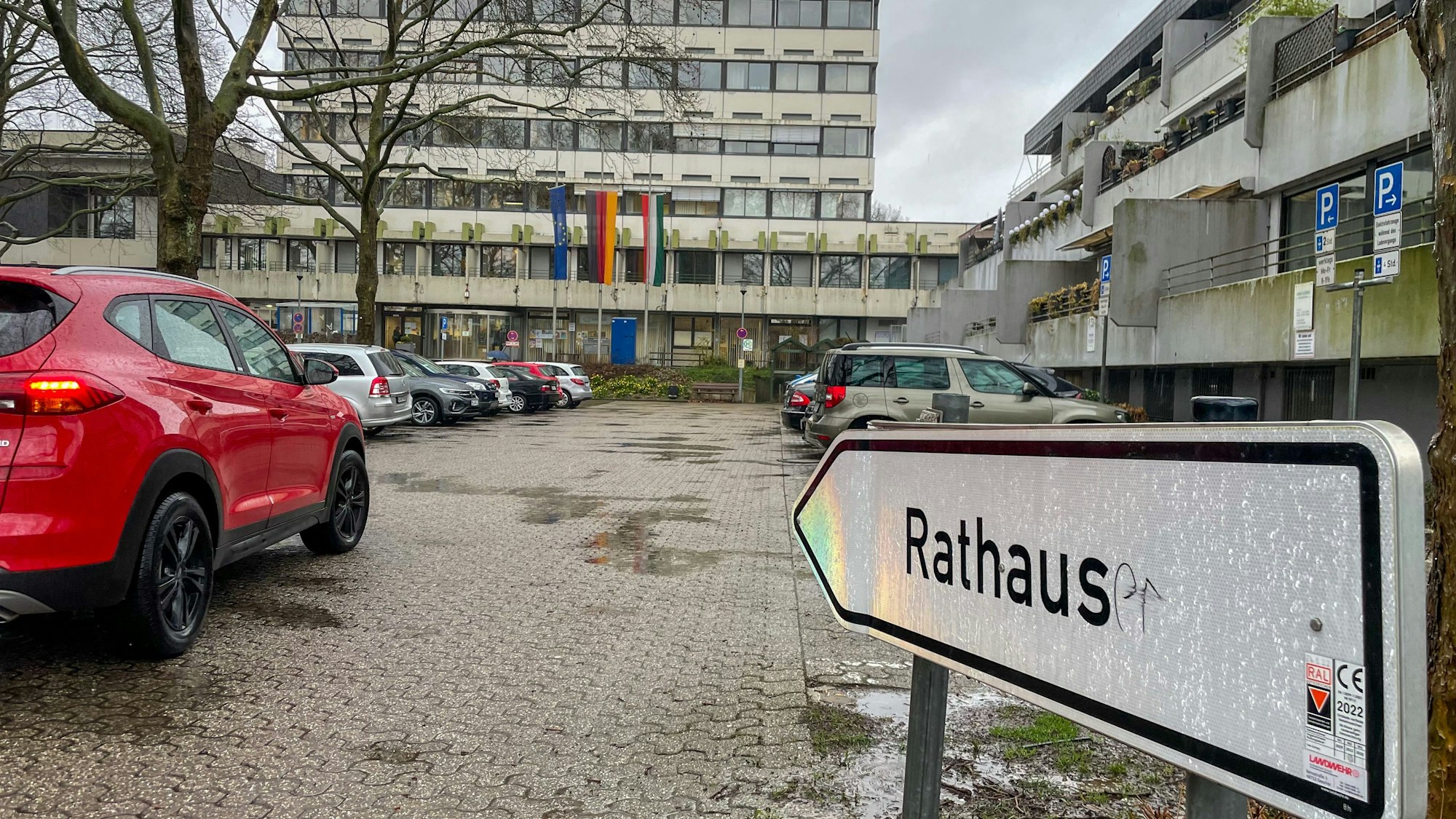 Das Rathaus in Leichlingen.