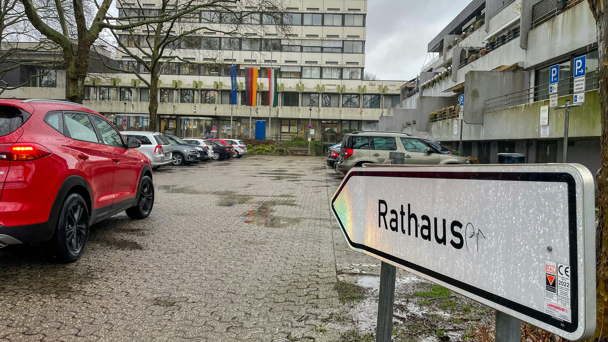Das Rathaus in Leichlingen.