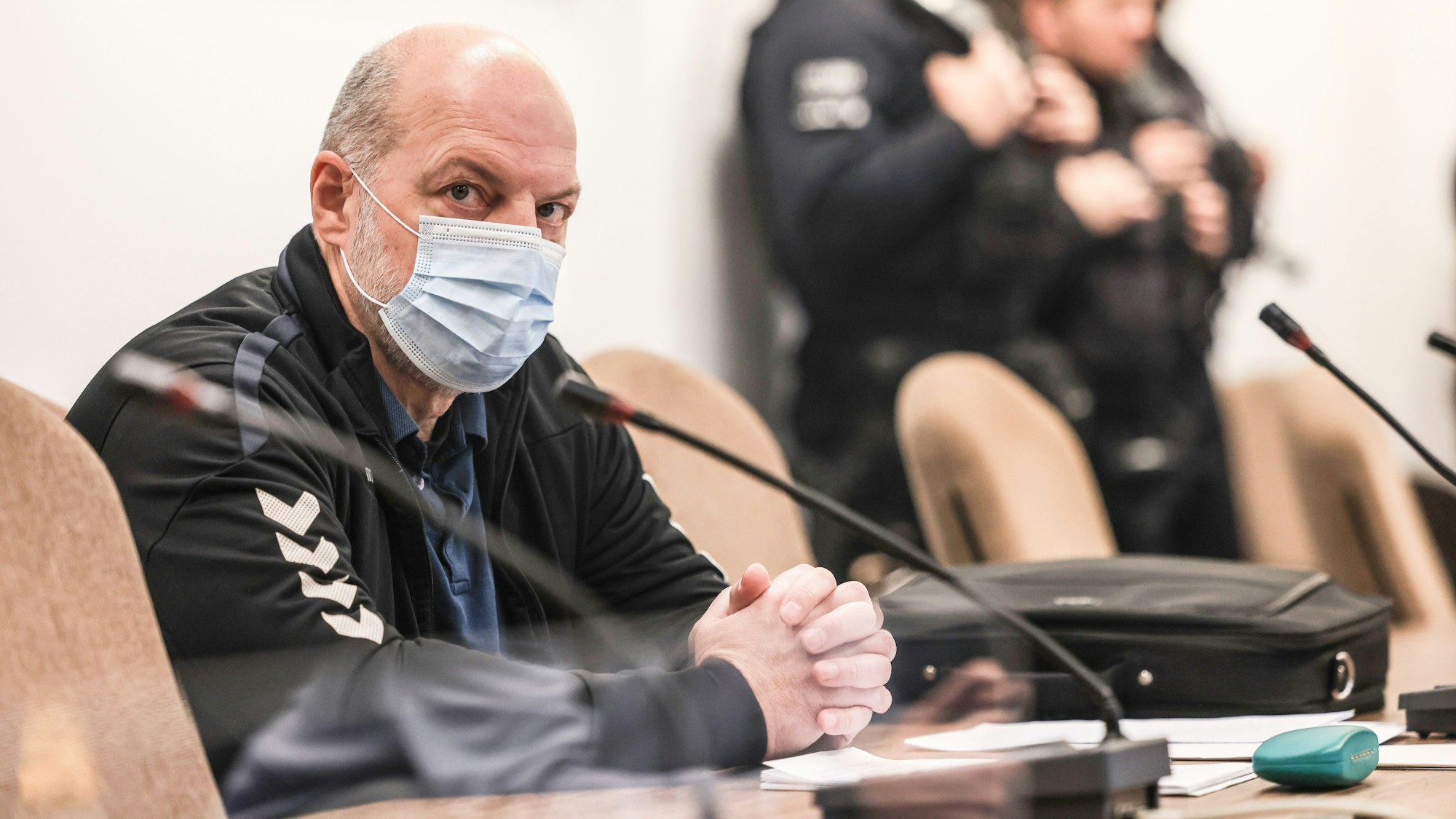 Thomas Drach im Januar kurz vor dem Urteil in seinem eigenen Prozess vor dem Kölner Landgericht.