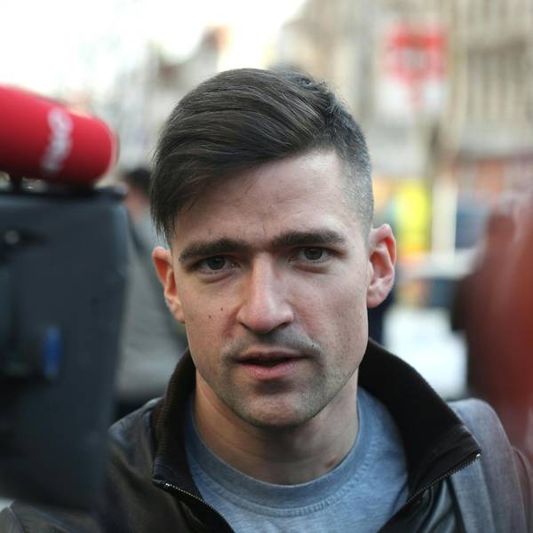 Martin Sellner, Chef der rechten «Identitären Bewegung» aus Österreich, nimmt an einem Pressetermin teil.