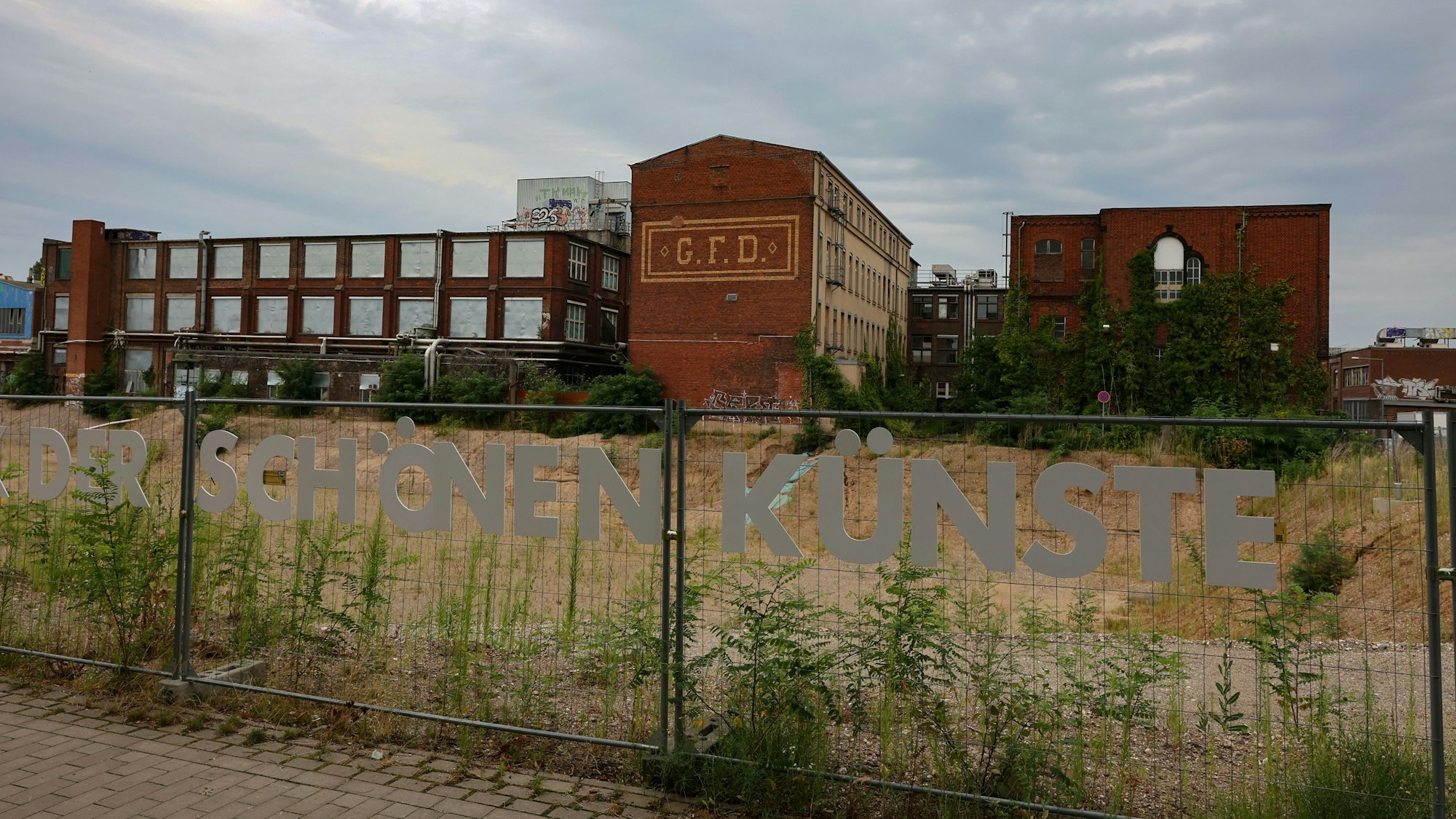 Blick auf das Otto-Langen-Quartier.