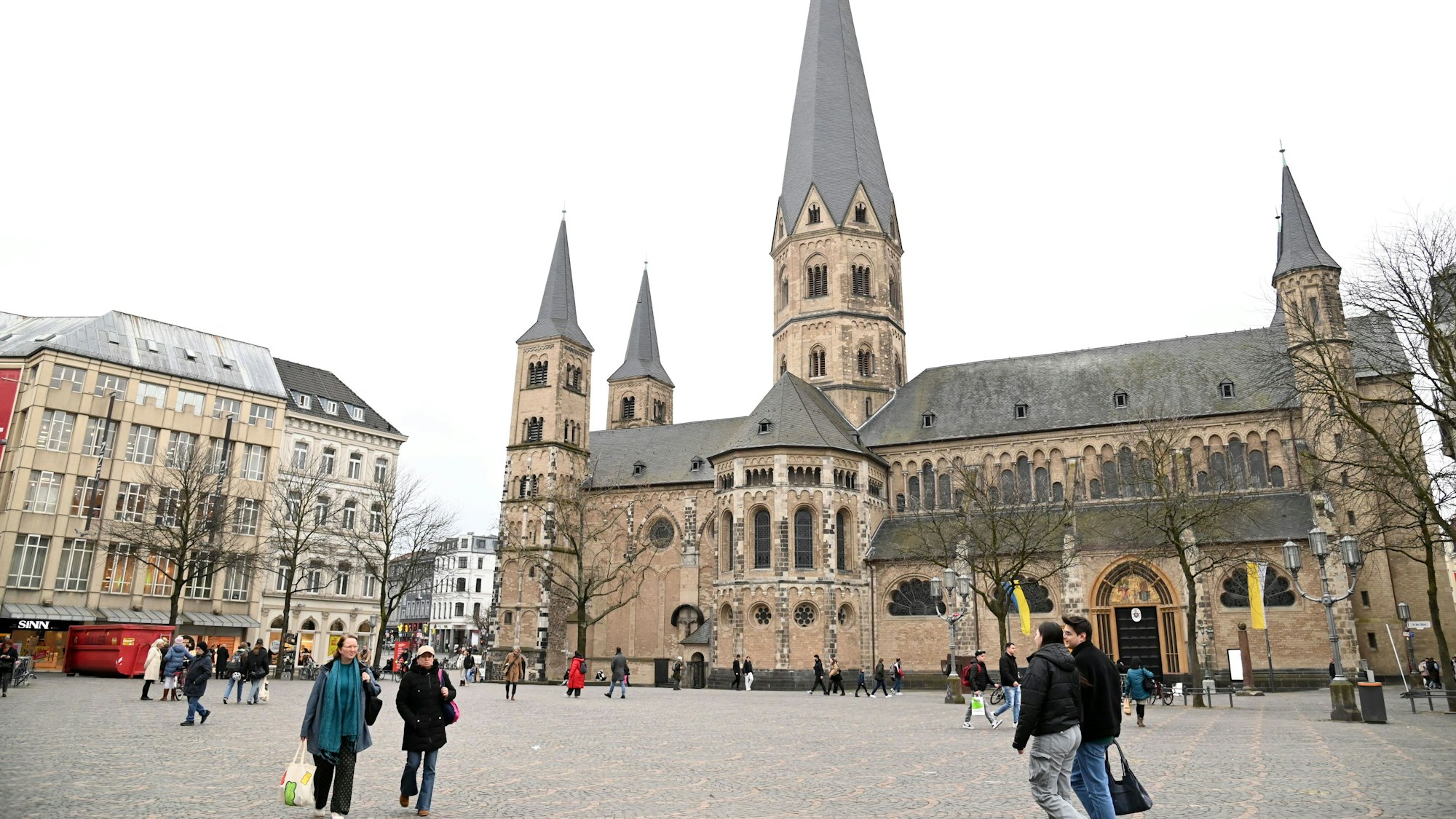 Der Münsterplatz mit Blick auf das Münster.