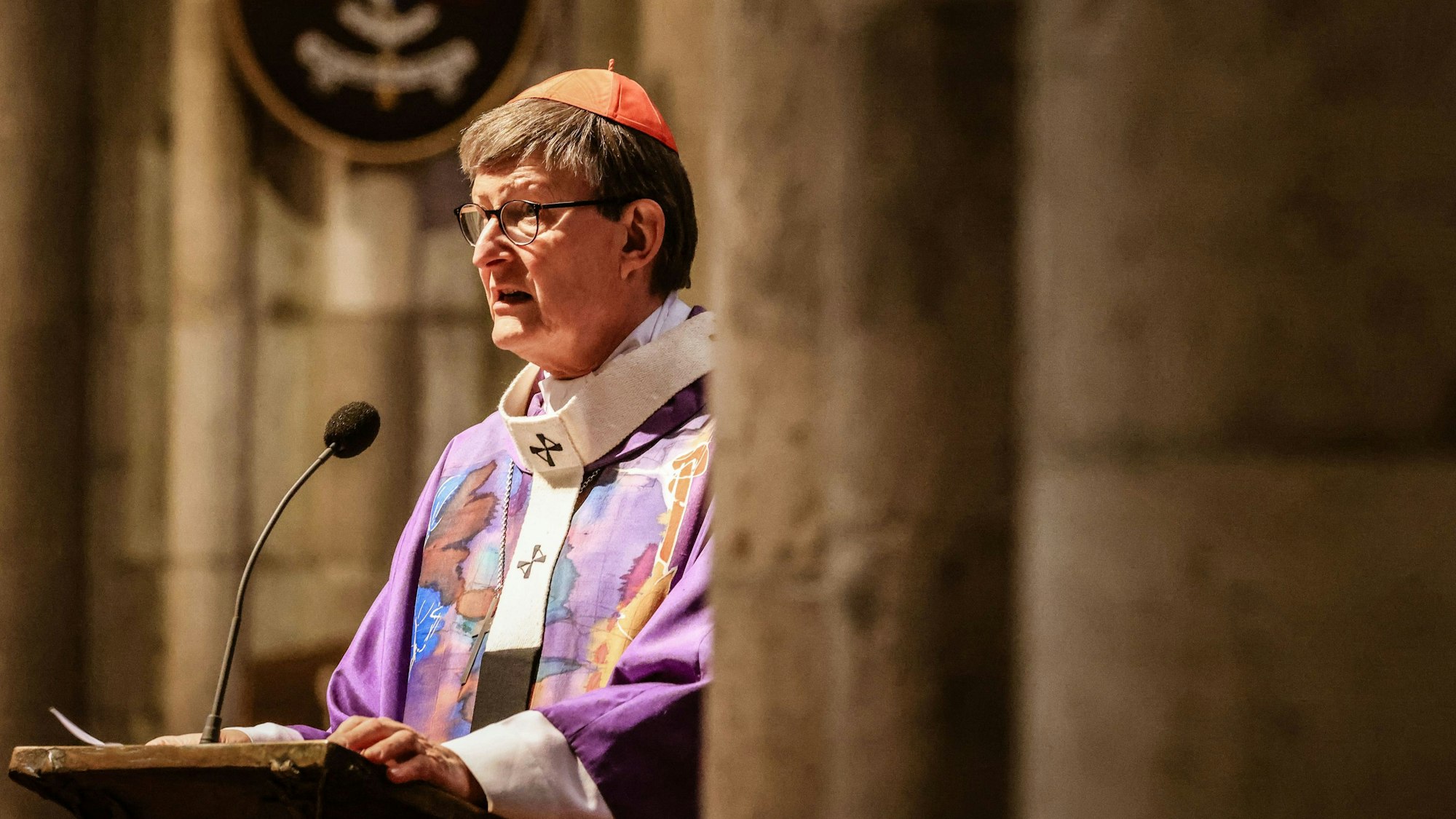 Kardinal Rainer Woelki predigt an Aschermittwoch im Kölner Dom
