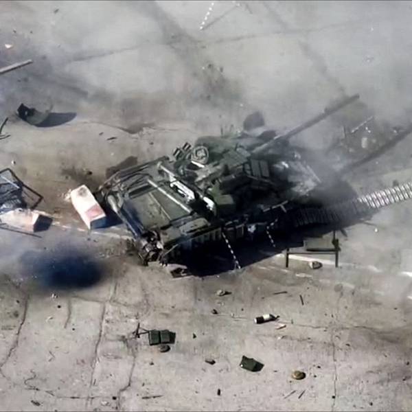 Ein vom russischen Verteidigungsministerium veröffentlichtes Foto soll einen Panzer der russischen Anti-Putin-Milizen in Diensten der Ukraine in der Nähe von Belgorod zeigen. Die Freiwilligeneinheiten haben weitere Angriffe angekündigt.