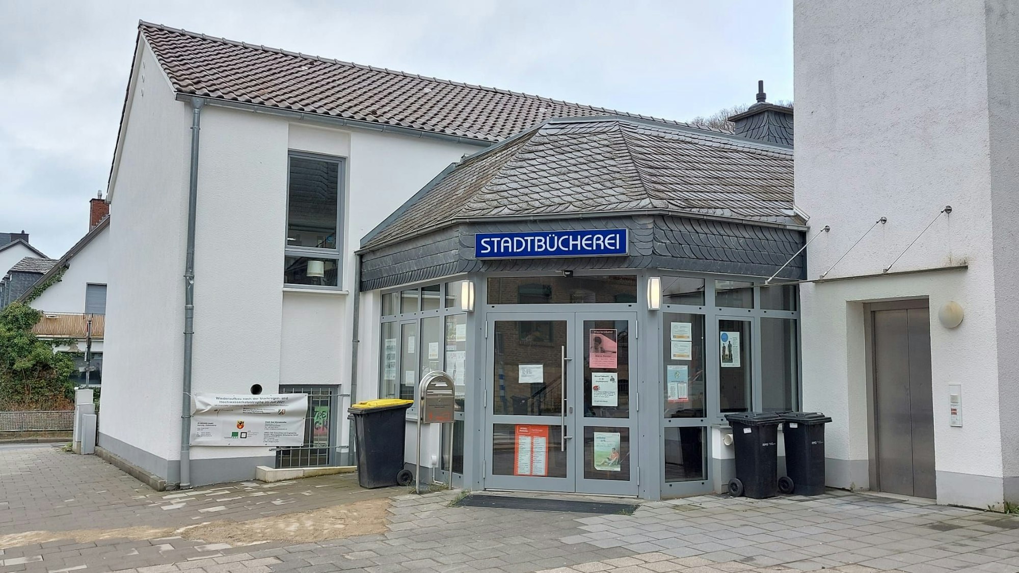 Außenaufnahme der Stadtbücherei in Bad Münstereifel.