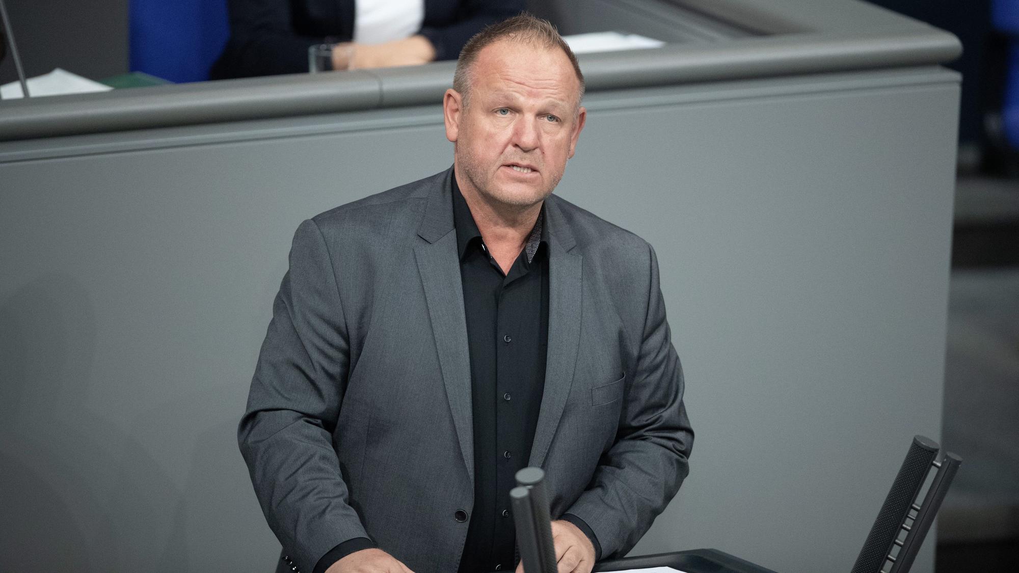 Kay-Uwe Ziegler (AfD) spricht in der Plenarsitzung im Deutschen Bundestag.