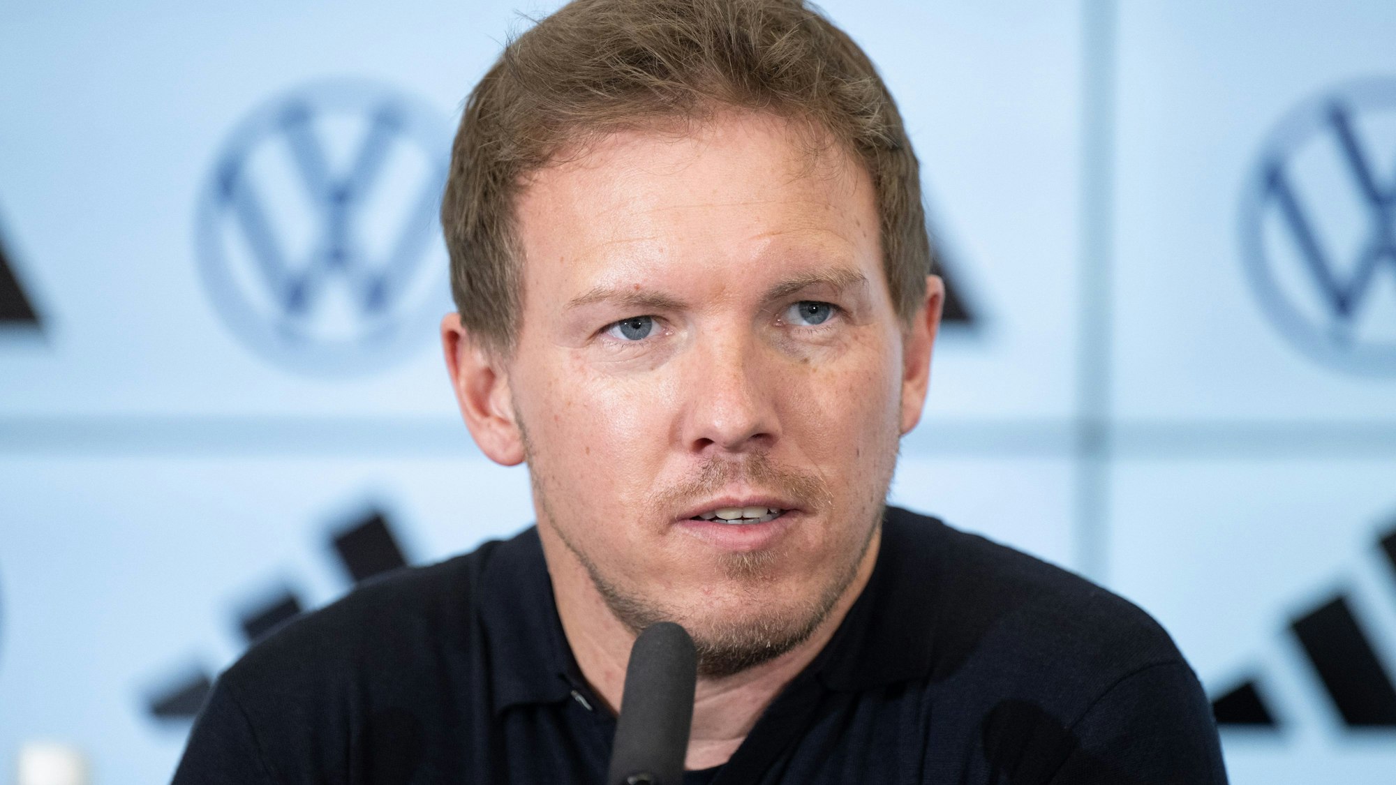Bundestrainer Julian Nagelsmann stellt auf einer Pressekonferenz des DFB seinen Kader für die beiden Testländerspiele im März vor.