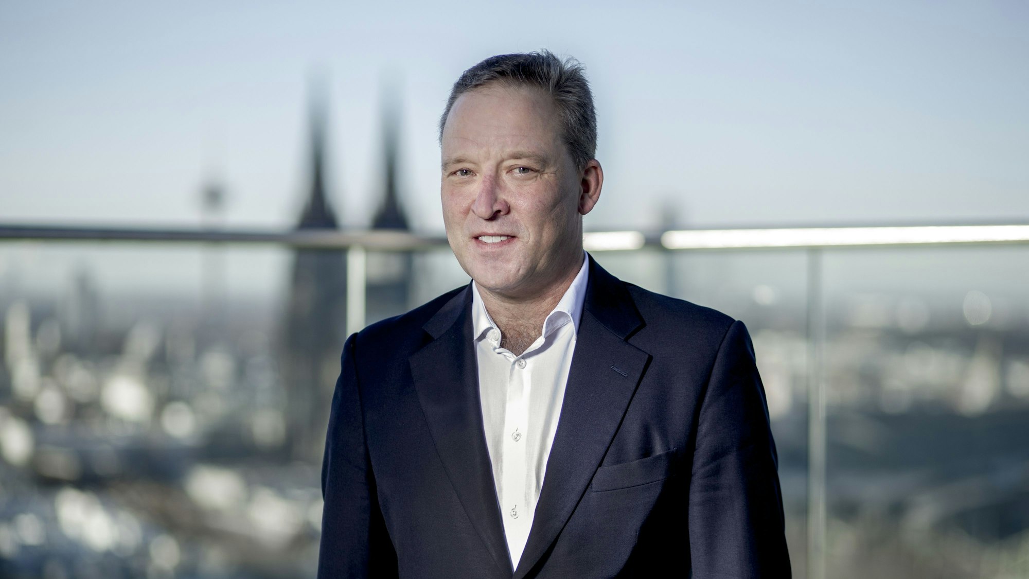 Matthias Zachert, Vorstandsvorsitzender der Lanxess AG, im Interview im Lanxess Tower in Köln Deutz.