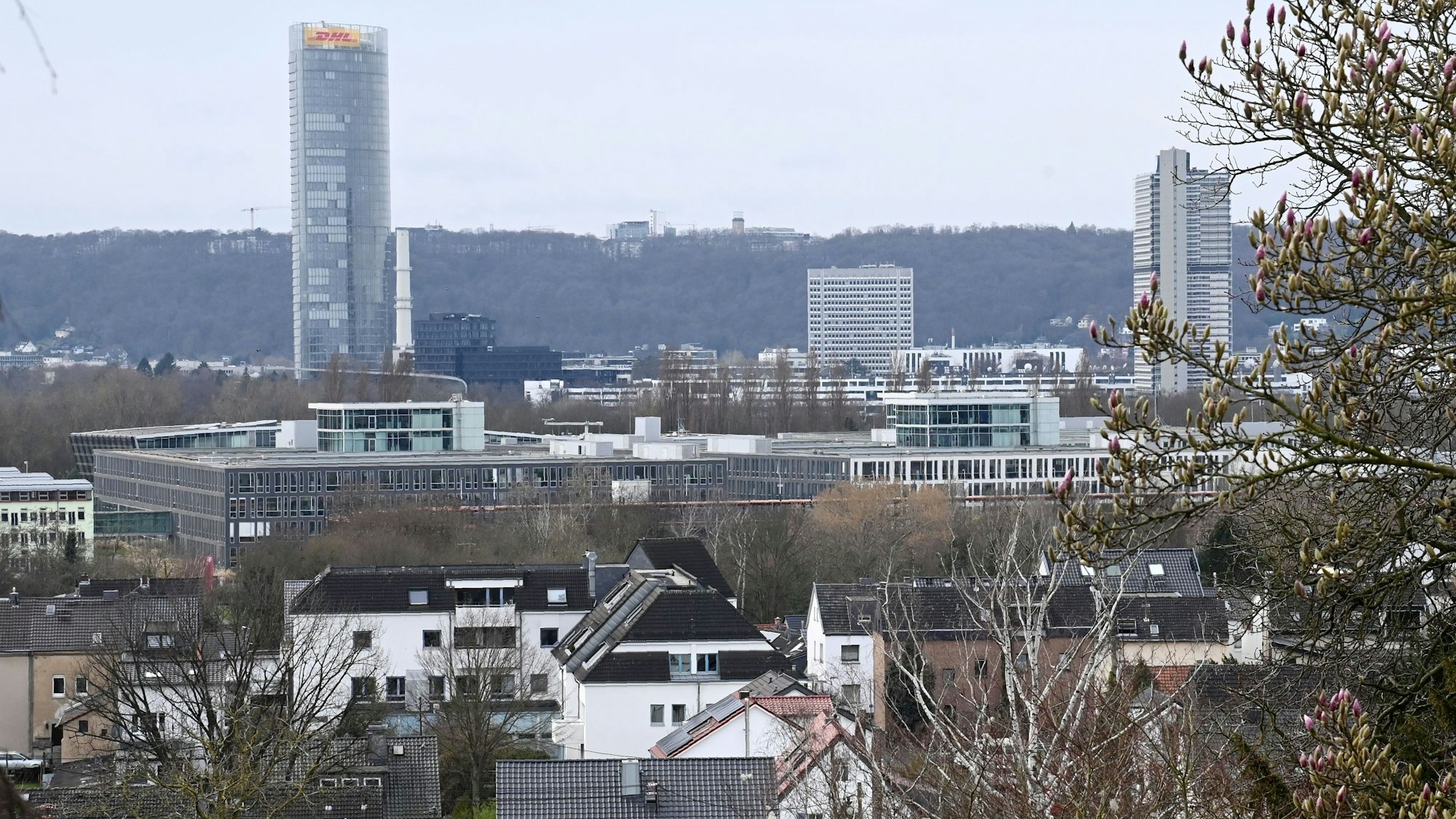 Ein Blick über die Dächer von Bonn-Ramersdorf.