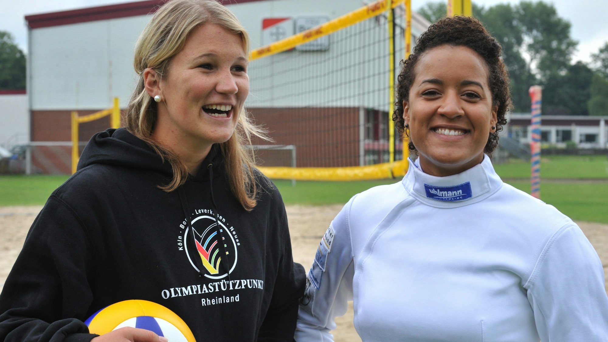 Isabell Schneider und Alexandrs Ndolo. BILD: RALF KRIEGER