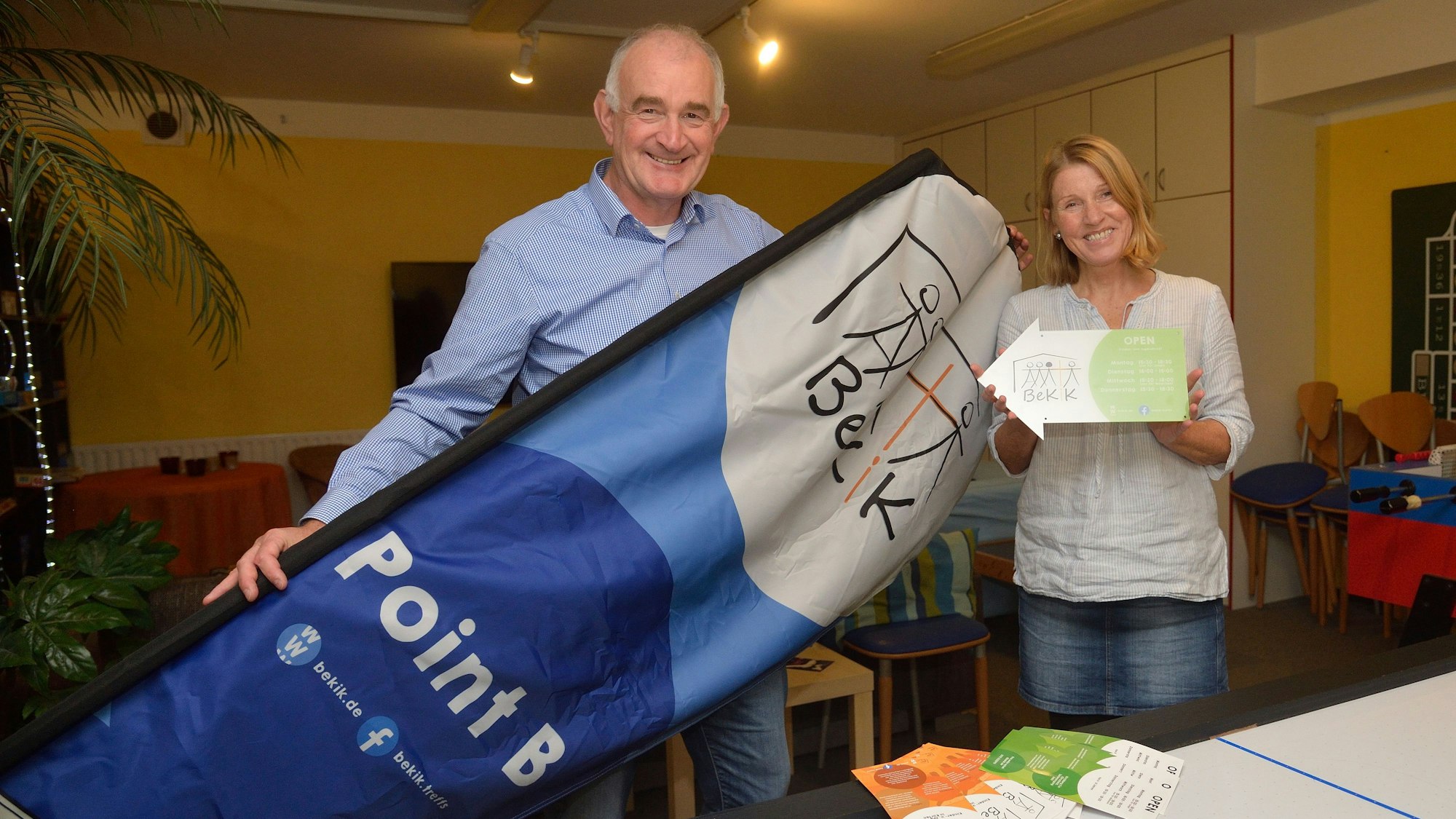 Das Foto zeigt Norbert Broich und Tina Wolle-Schuh von Bekik.